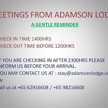 Adamson Lodge Сінгапур Екстер'єр фото